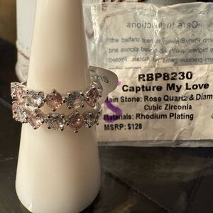 Capture My Love bomb party ring size 8
